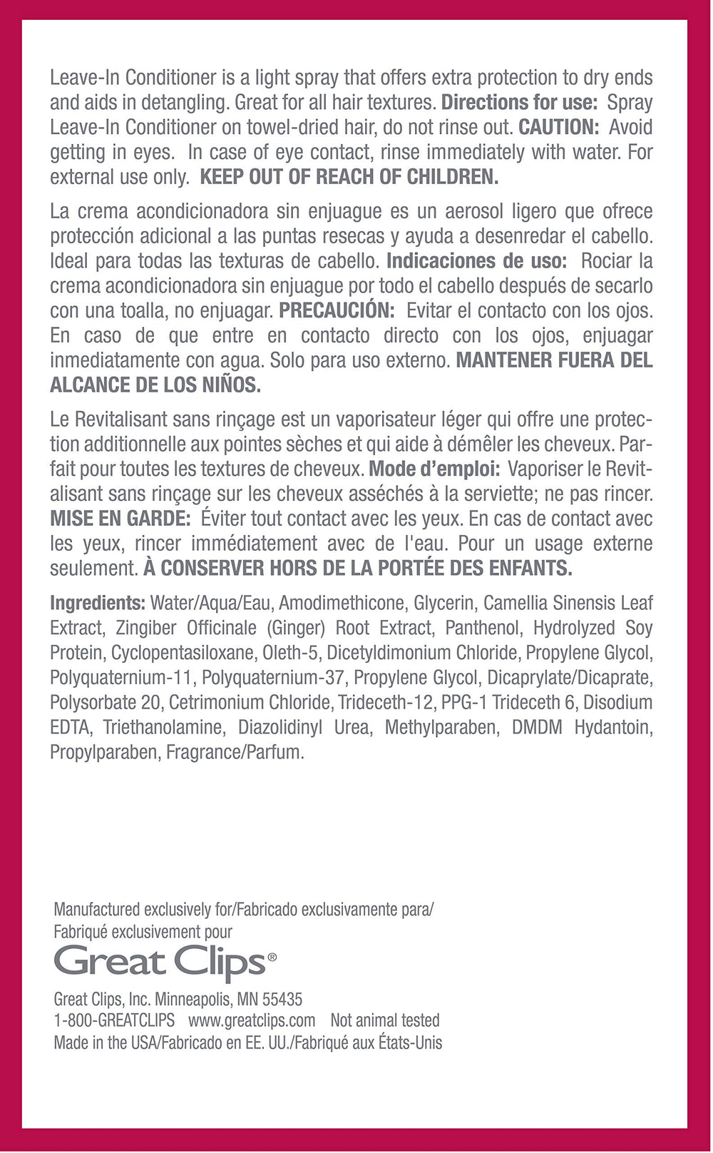 Uso diario para cabello más manejable y sin enredos