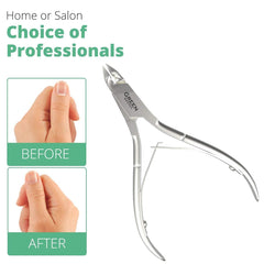 Hojas de corte afiladas GREEN ESTETICA para remover cutículas con precisión.