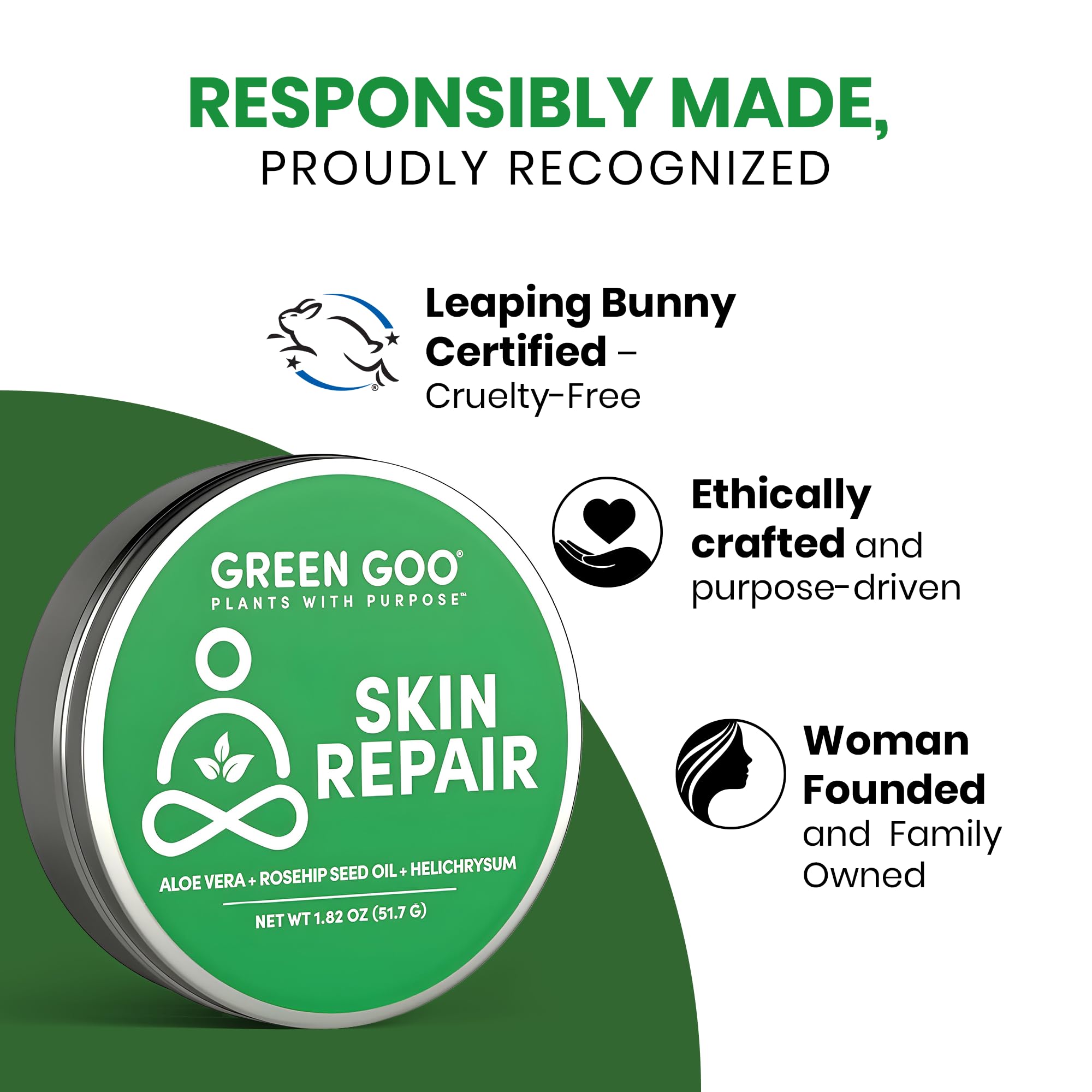 Green Goo Sans-cruauté: non testé sur les animaux
