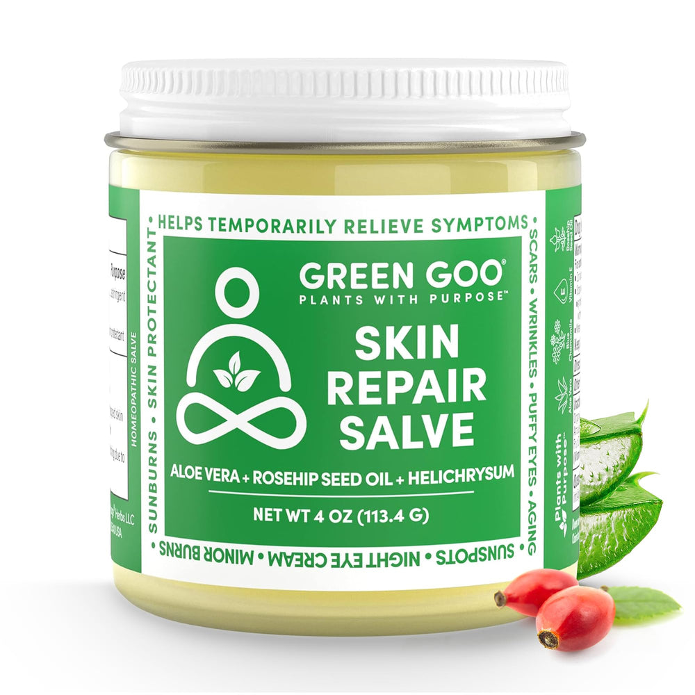 Protección suave de daño solar con Aloe Vera e ingredientes botánicos de Green Goo.