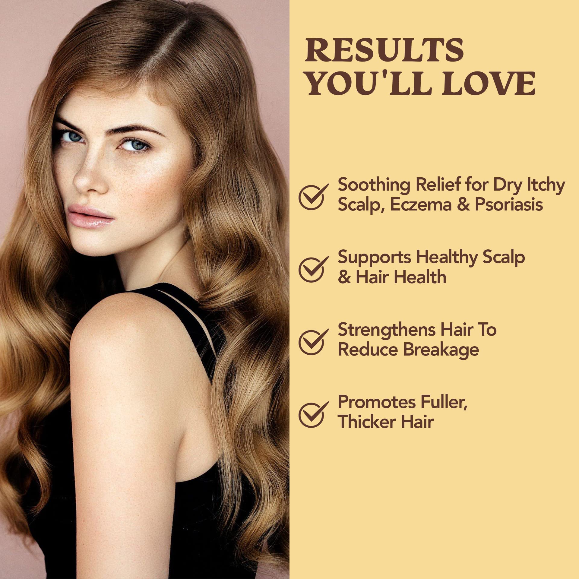 Green Leaf Naturals acondicionador en botella suaviza y desenreda el cabello.