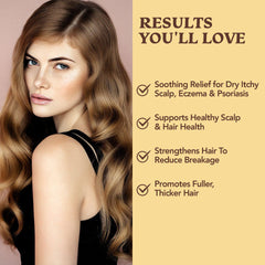 Green Leaf Naturals acondicionador en botella suaviza y desenreda el cabello.