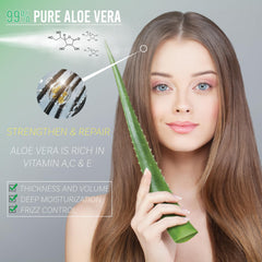 Gel para cabello con Aloe Vera de Green Leaf Naturals mejora brillo y suavidad