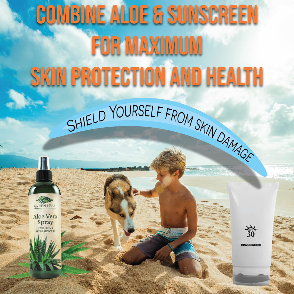 Hecho en EE.UU. Green Leaf Naturals Aloe Vera