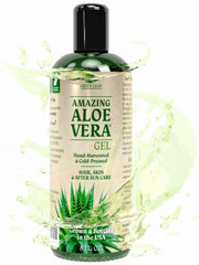 Green Leaf Naturals gel aloe vera puro para hidratación suave de la piel
