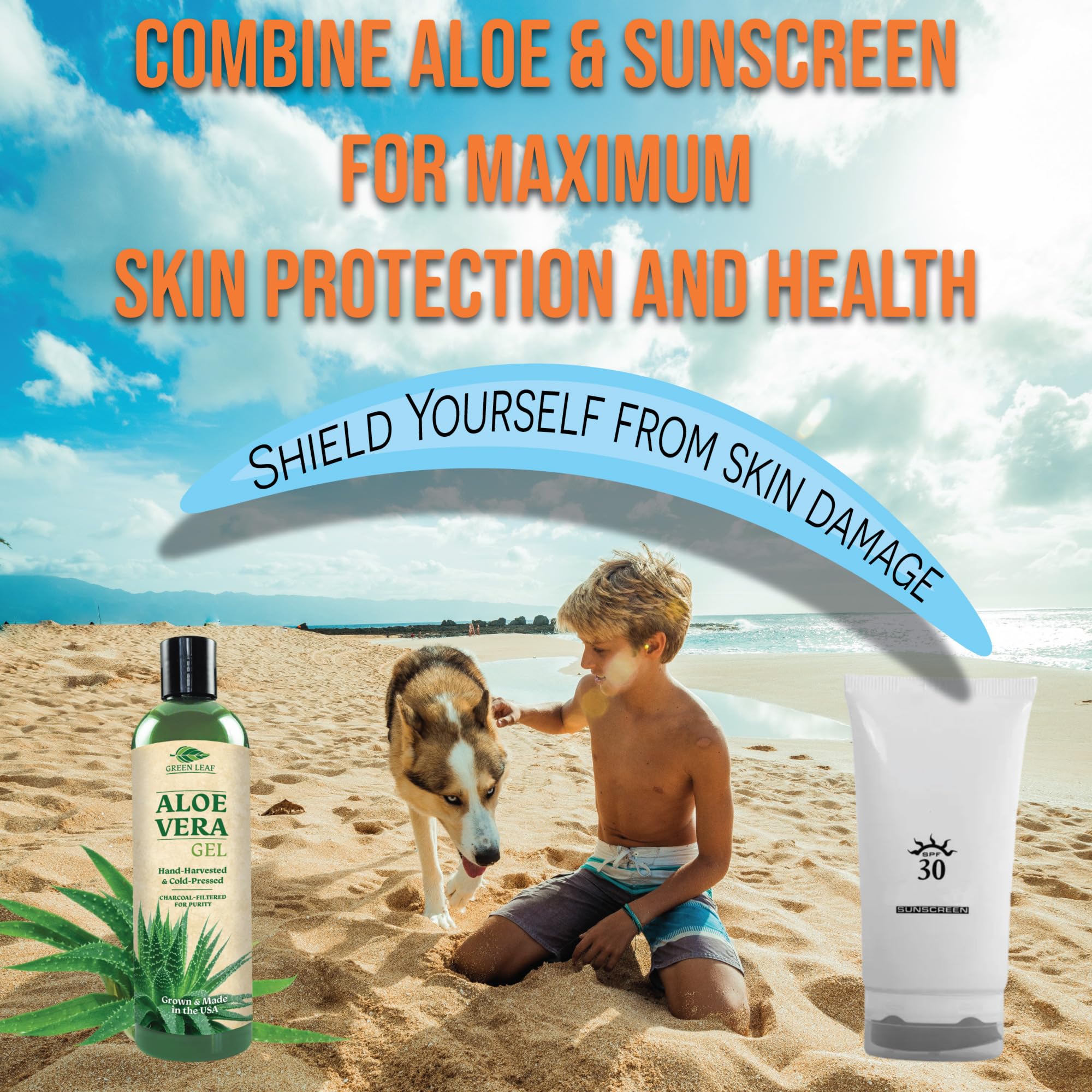 Green Leaf Naturals sin perfume para piel sensible y cabello suave