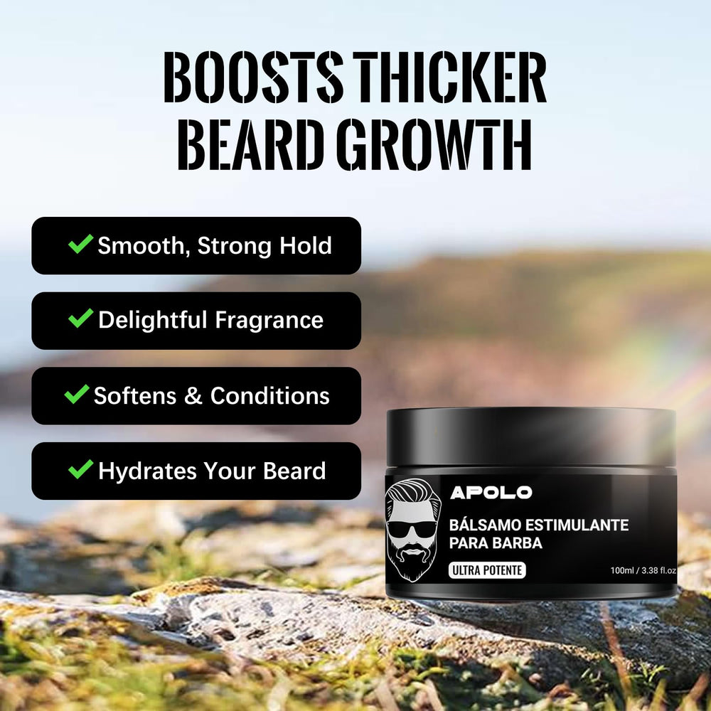 Green Tomato Apolo textura ligera para barba, absorción rápida sin grasa.