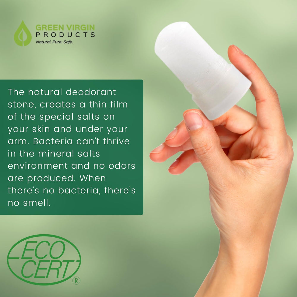 Historia y calidad del desodorante piedra Green Virgin Products