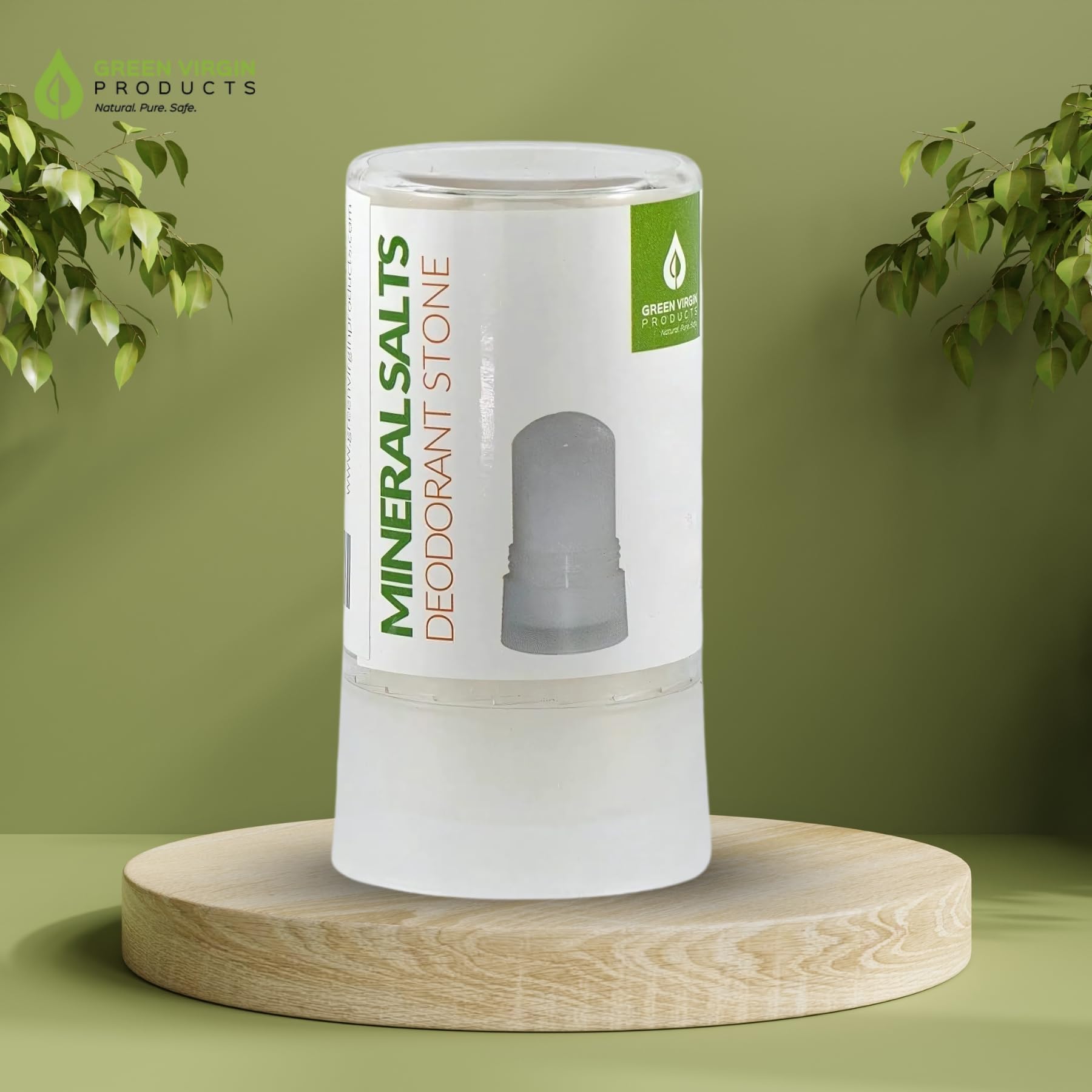 Desodorante piedra de larga duración Green Virgin Products