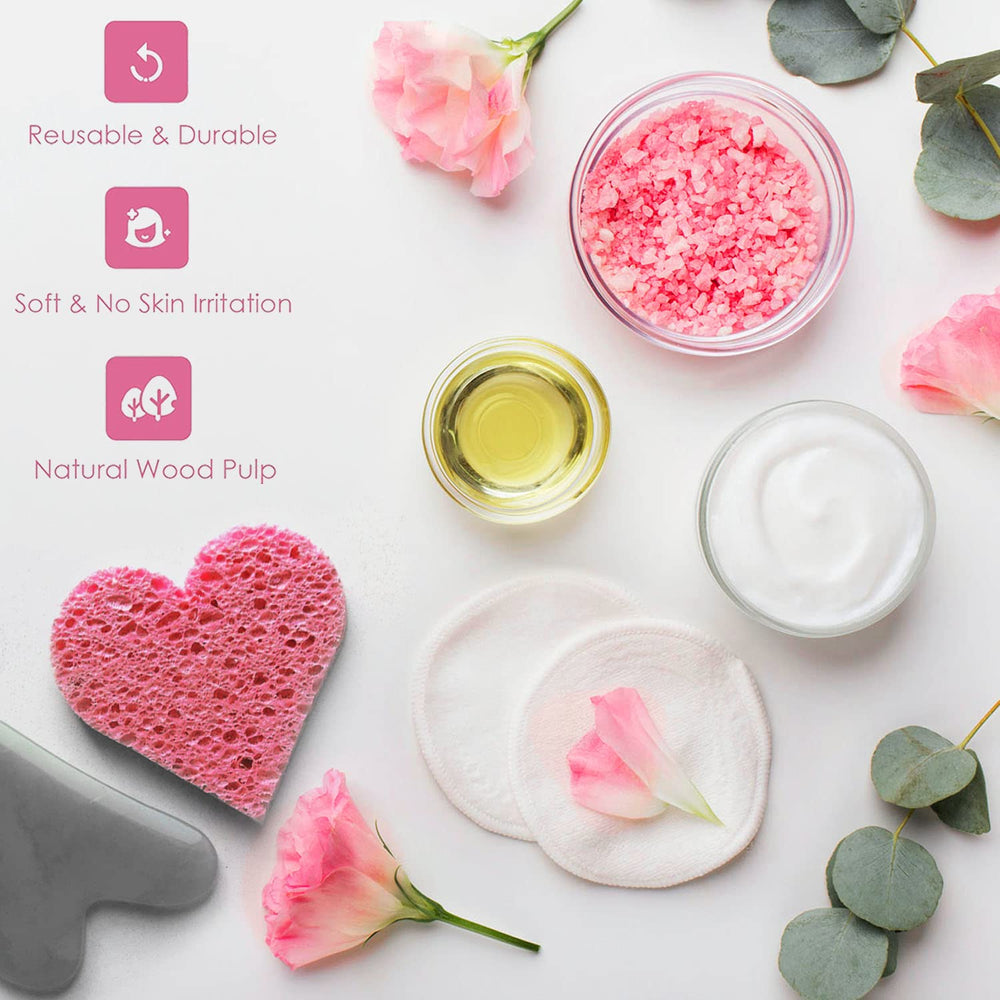 GreenBoll esponja exfoliante facial para una limpieza suave diaria.