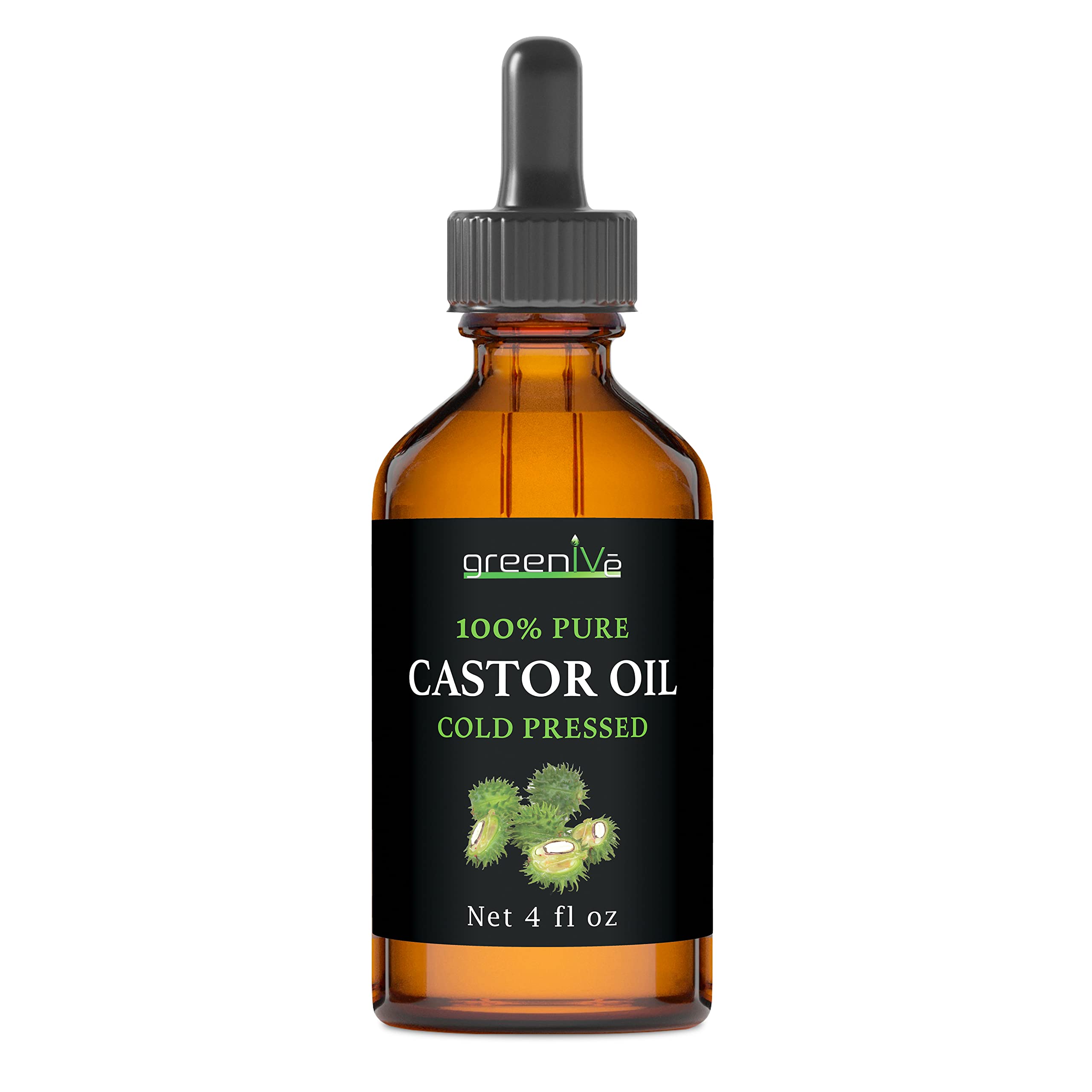 GreenIVe Aceite de ricino con aplicador para cejas, define y fortalece.