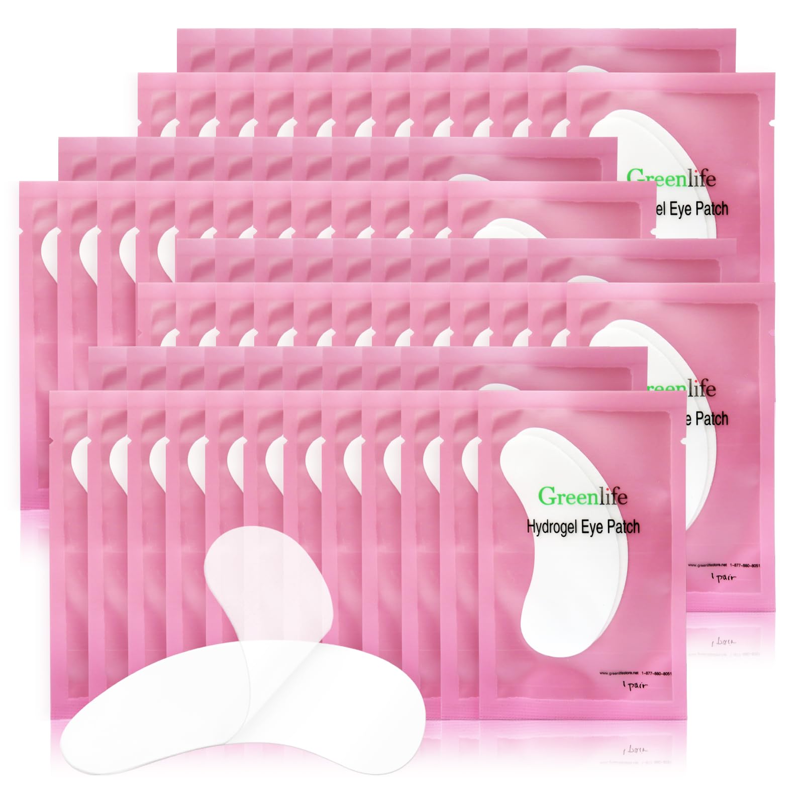 Patchs gel sous-oeil GreenLife pour hydrater et préparer le regard sans irritation.