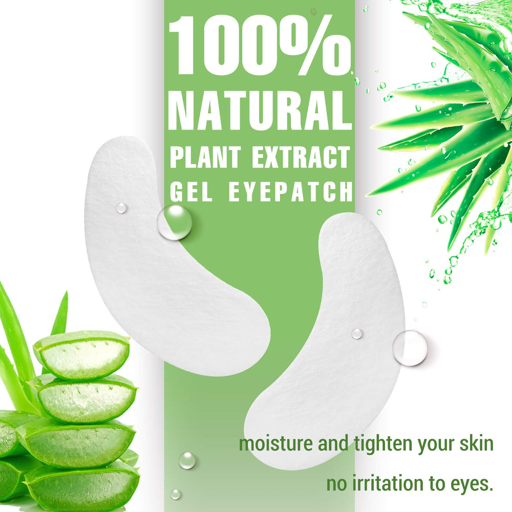 GreenLife patch hydrogel extension cils, maintien des cils inférieurs durant la pose.