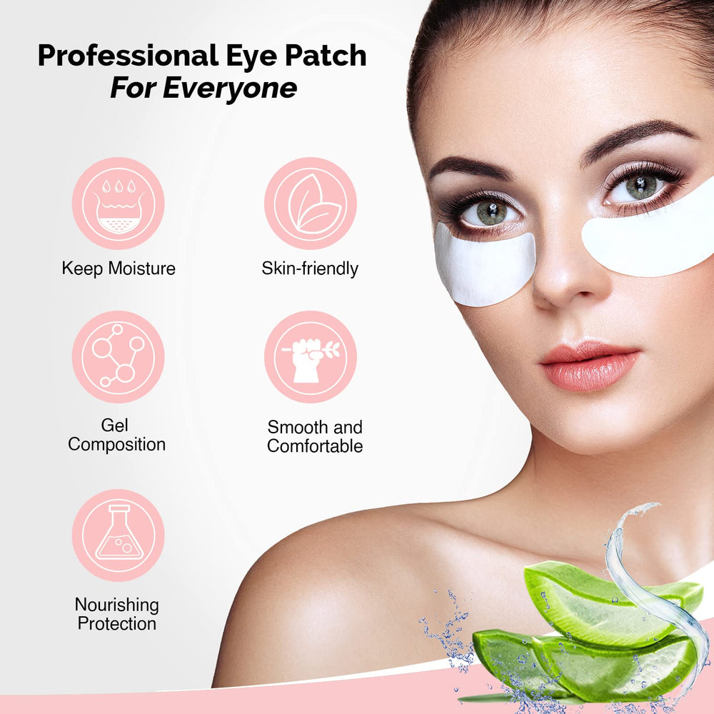 Patchs hydrogel GreenLife pour les yeux, confort et hydratation pendant le soin.
