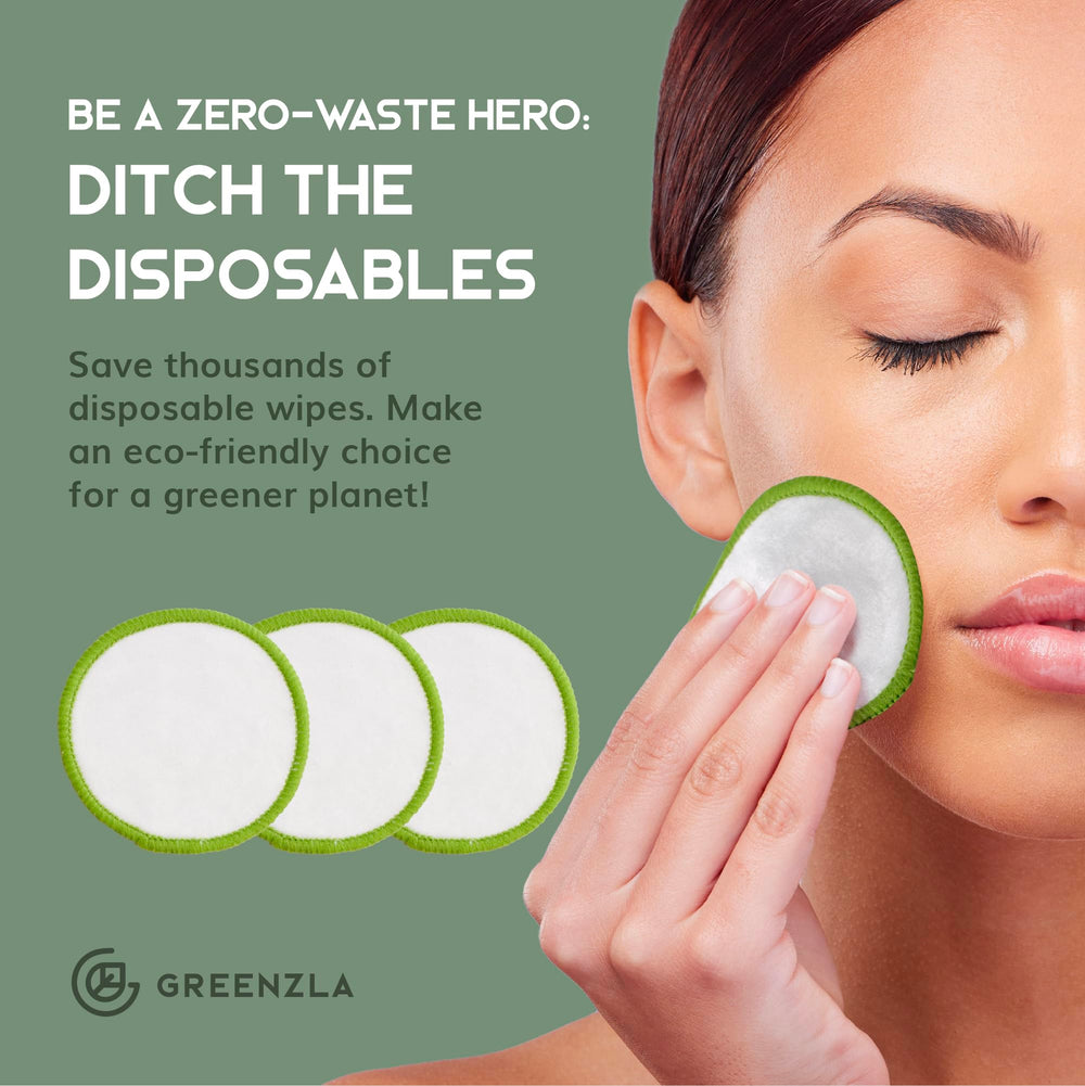 Greenzla: bolsa de lavado de malla para mantener las almohadillas limpias.