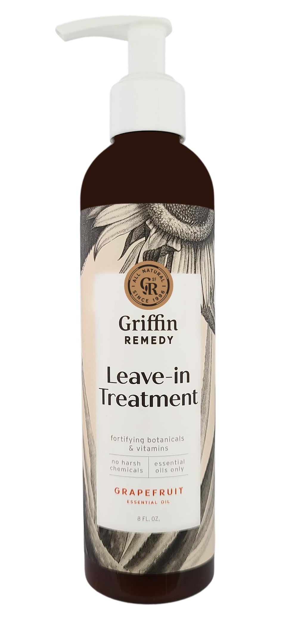 Griffin Remedy Acondicionador sin enjuague en botella, aplicación fácil.