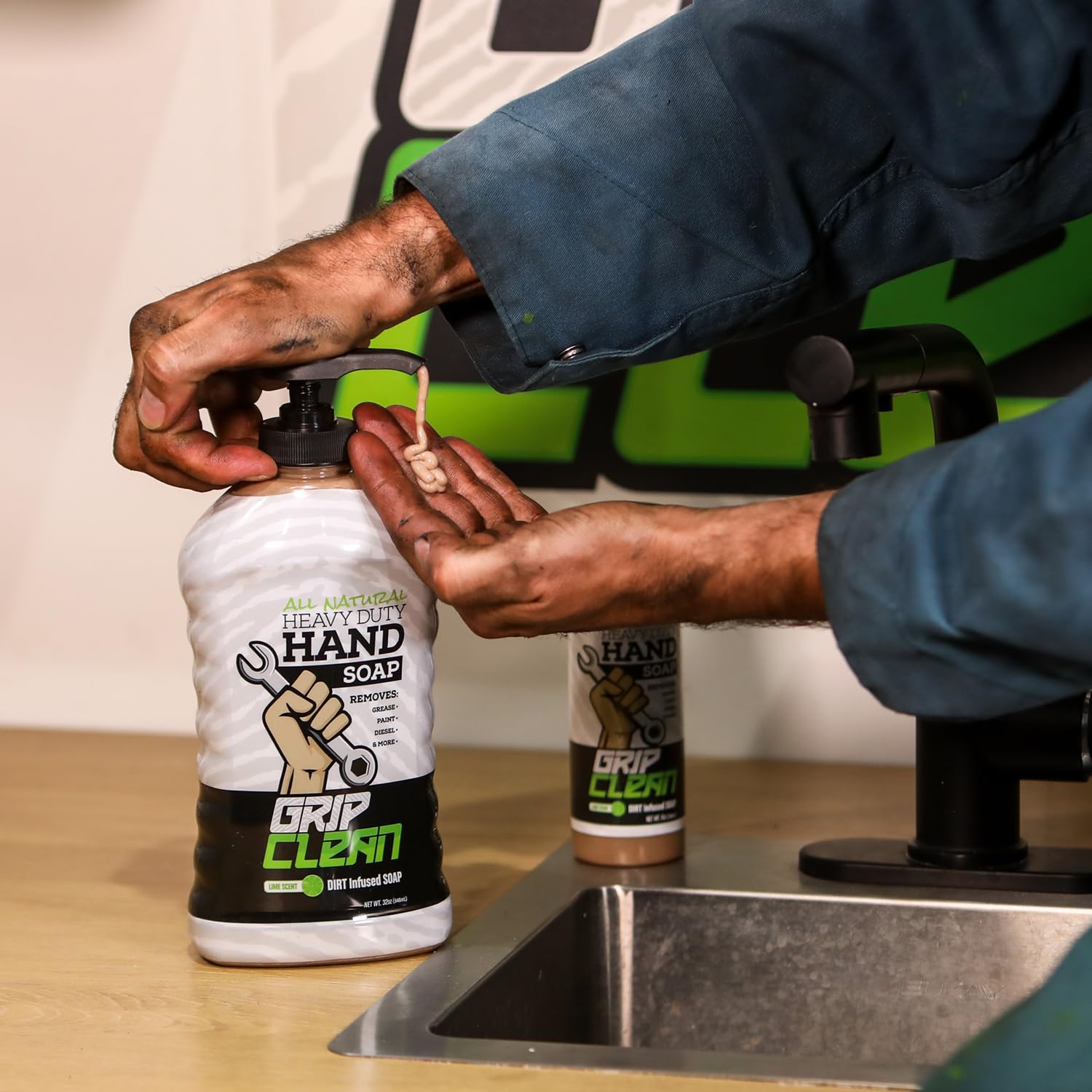 Grip Clean: bote de 32 oz listo para uso diario
