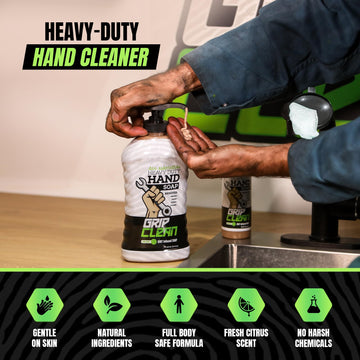 Grip Clean: concentración doble para usar menos producto