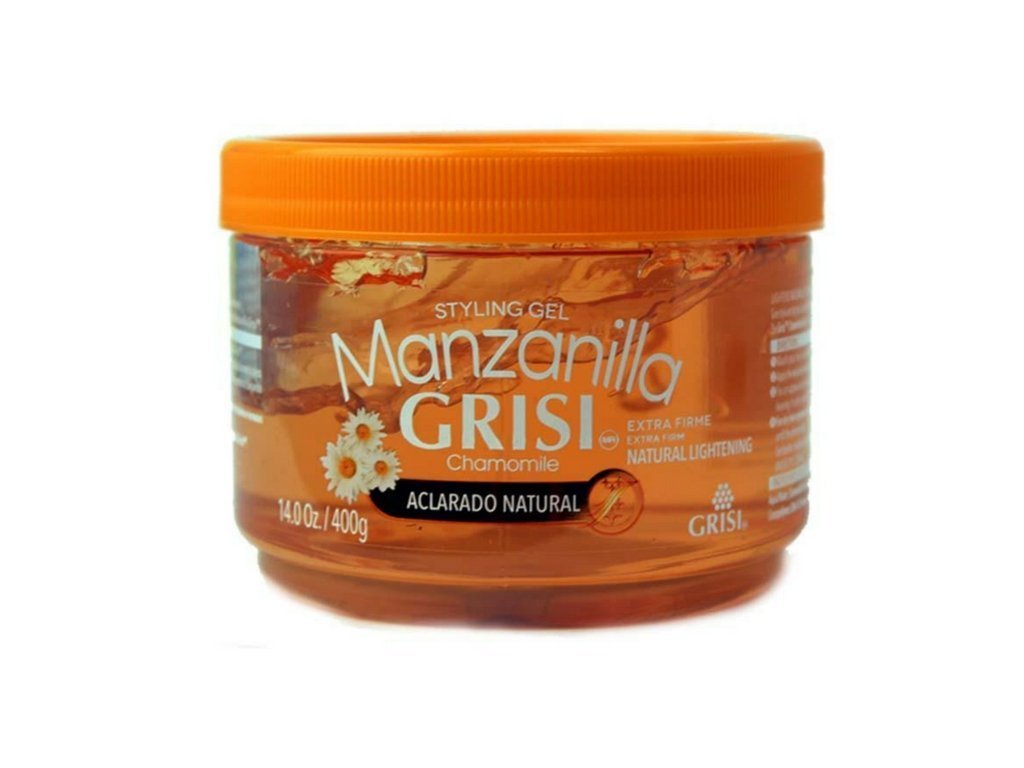 Grisi Gel de Manzanilla-envase, claridad y definición sin enjuague para el cabello.