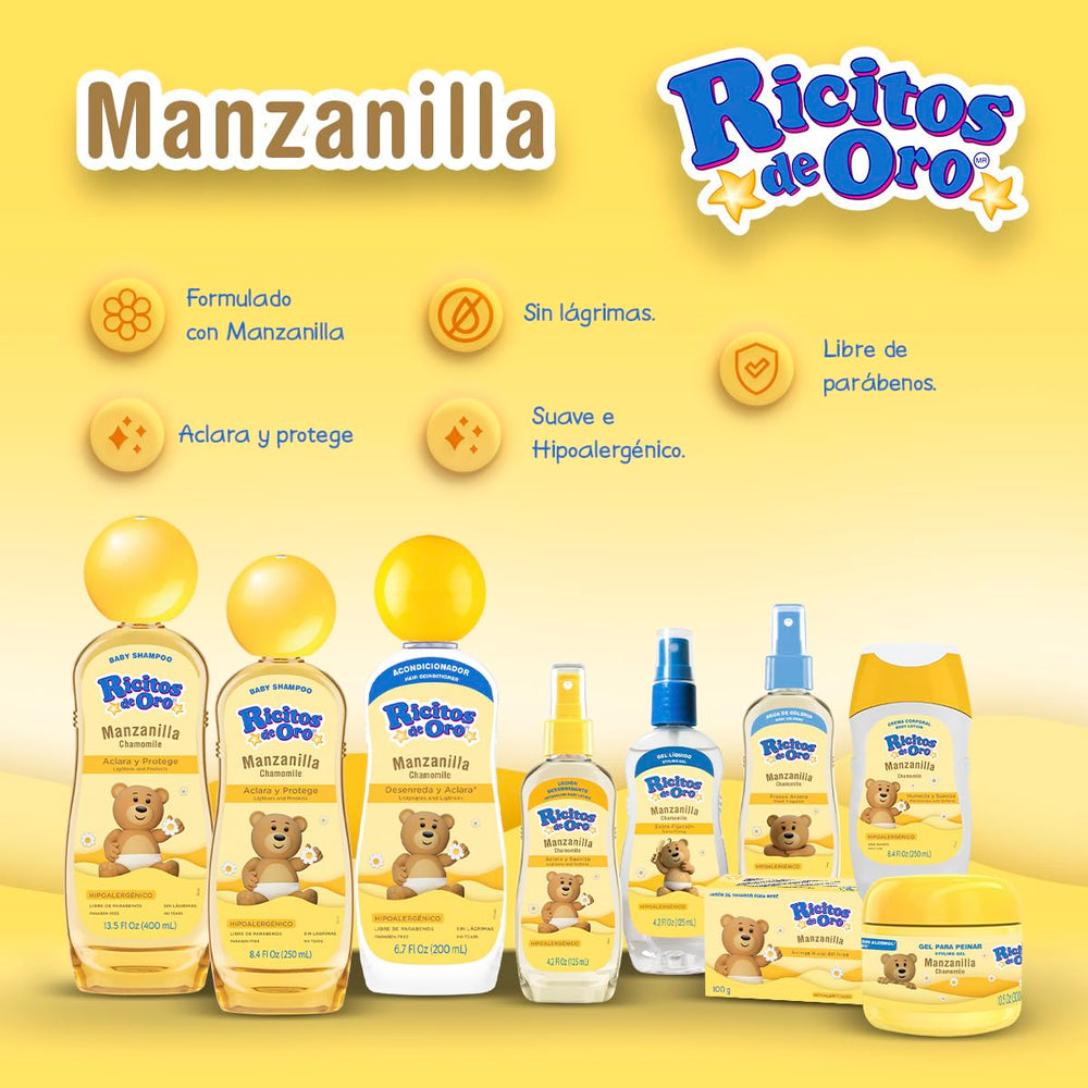 Grisi Ricitos de Oro Colonia 100 ml, aplicación suave para perfumar momentos