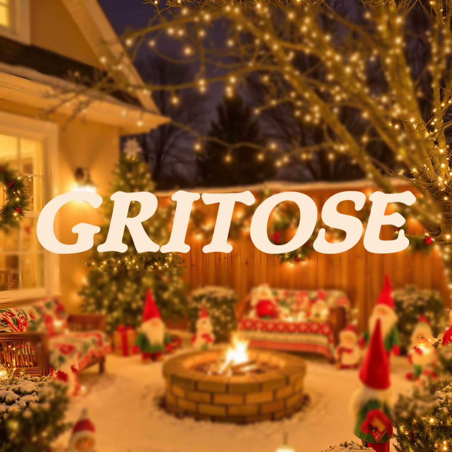GRITOSE caja con 24 piezas de uñas navidenas GRITOSE