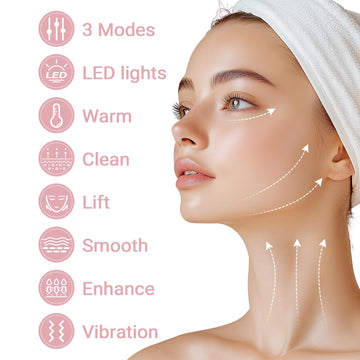 GroTawel diseño multifuncional para el cuidado del cuello y la cara