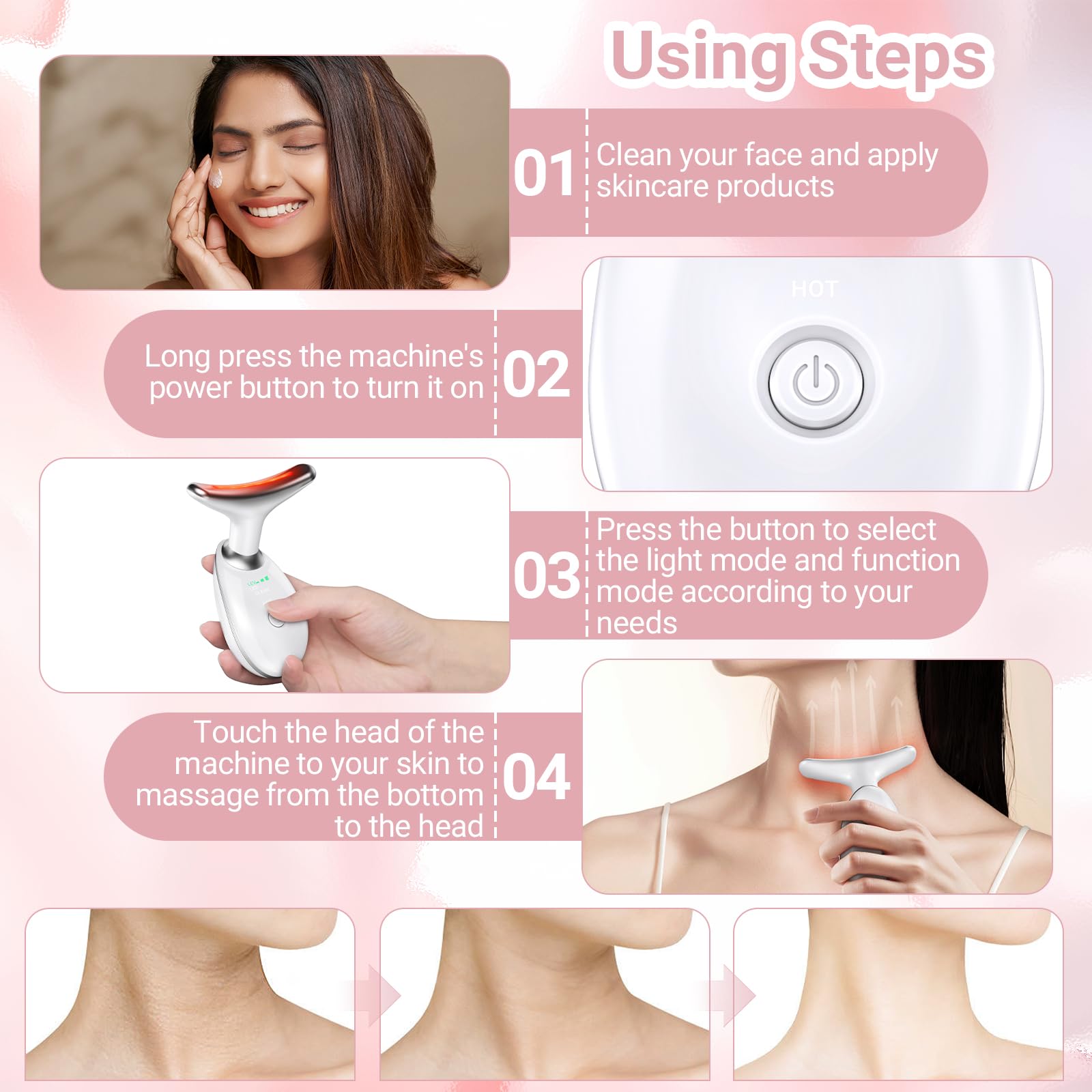 GroTawel vibración suave: experiencia relajante para la rutina de belleza diaria