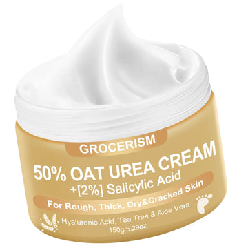 Grocerism Oat Urea Cream packaging and label overview