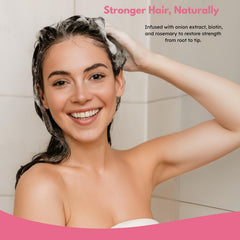 Textura ligera sin sulfatos de GROEI para cabello sensible.
