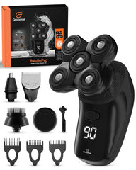 Groomie BaldiePro: cabeza limpia para un afeitado suave.