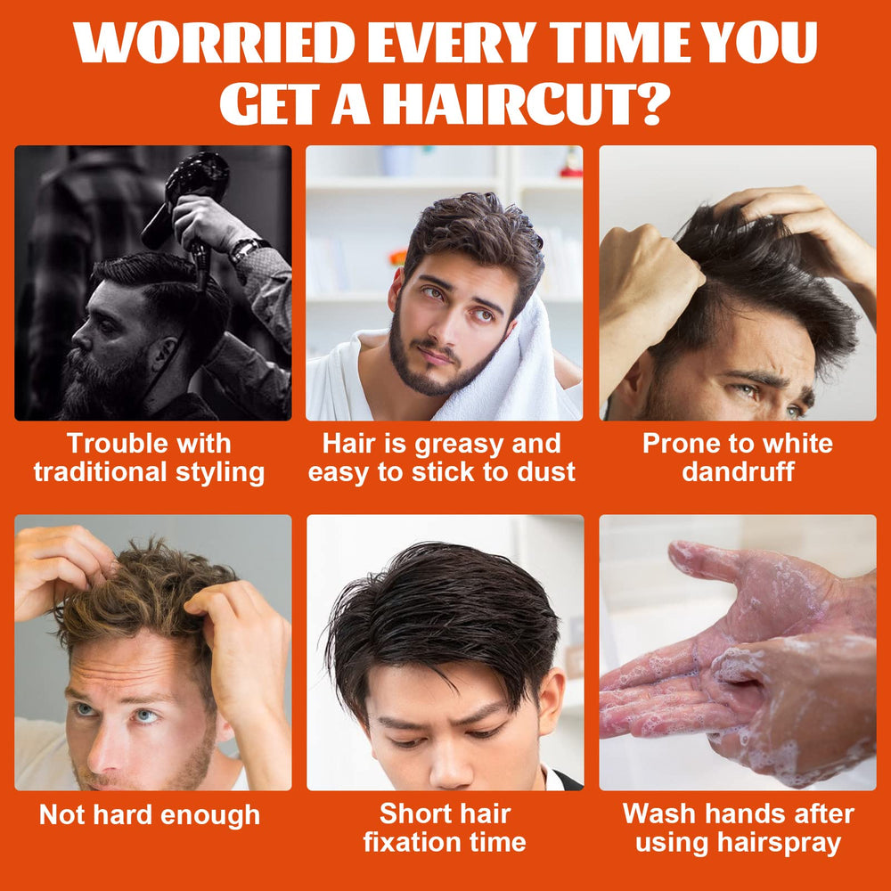 Grospe 2in1 hair styling gel wax with comb ready for easy application and quick styling.
