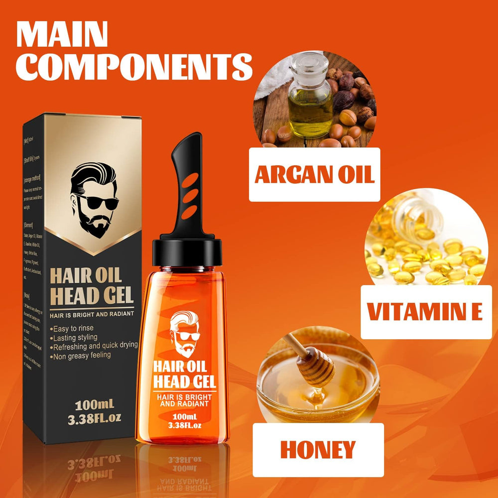 Grospe hair styling gel wax packaging highlights the 100ml bottle for long-lasting use.