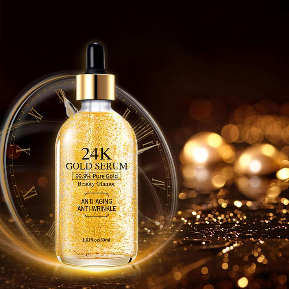 Grospe suero de oro 24K: brillo natural que realza la tez.