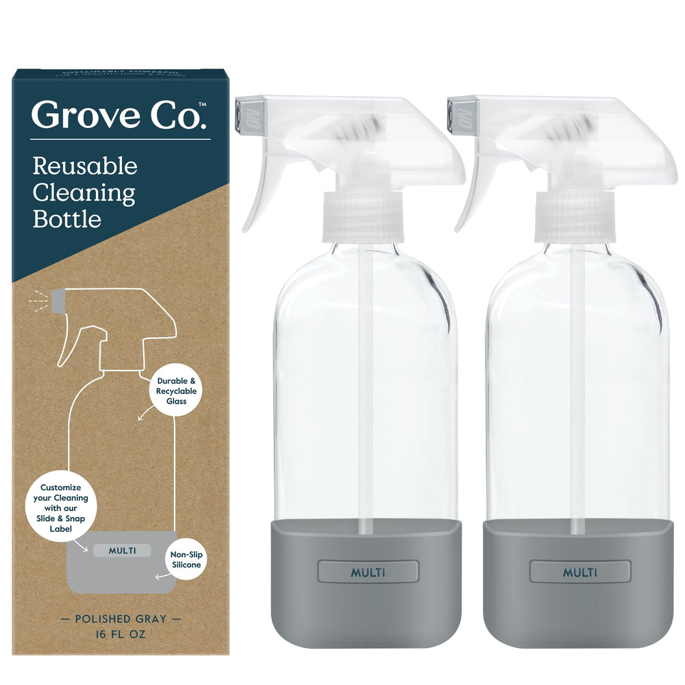 botellas Grove Co de vidrio 16 oz con funda silicona listas para recargas