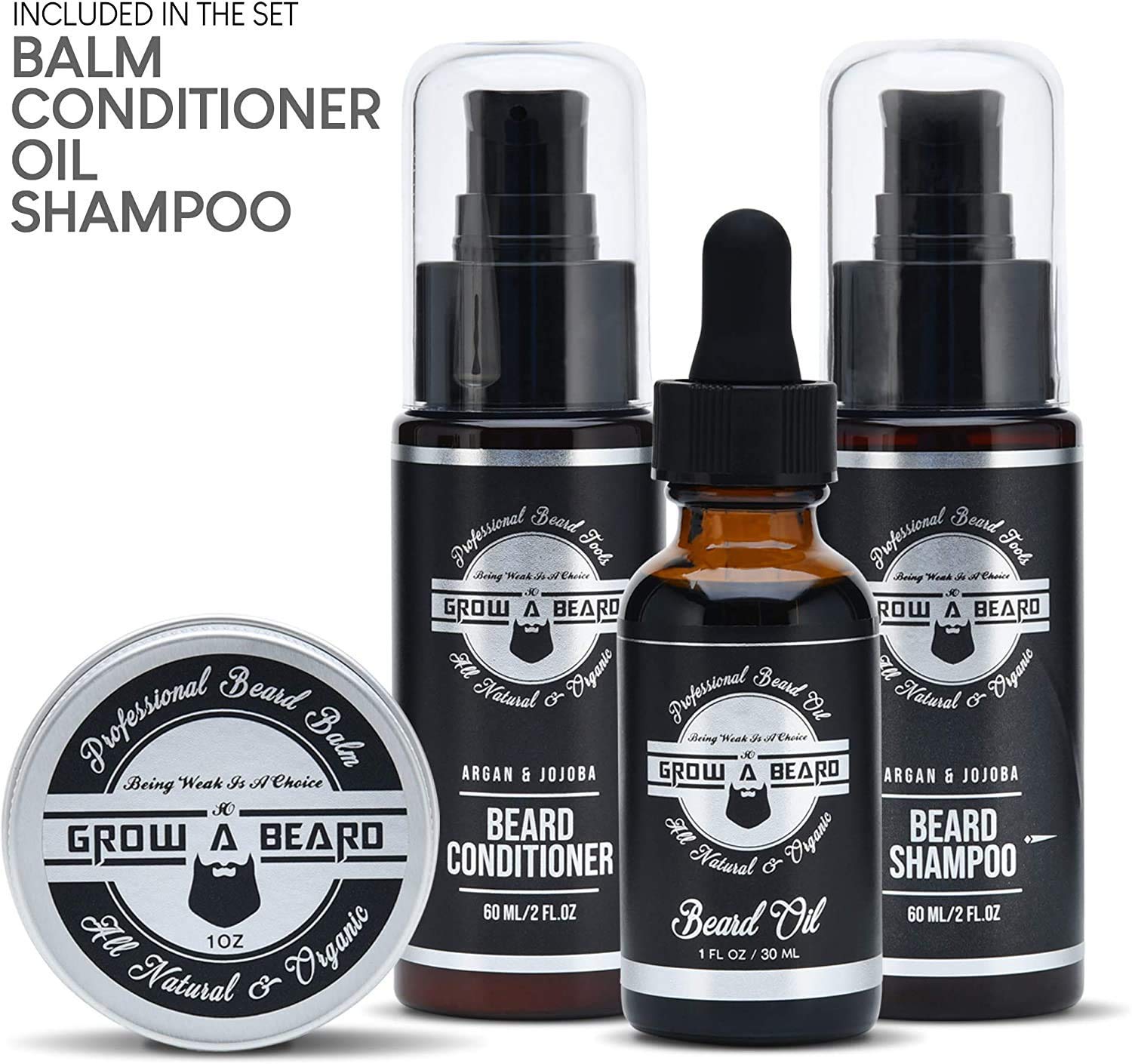 GROW ALPHA BEARD cepillo y peine para control del vello y definición