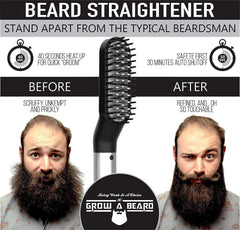 GROW ALPHA BEARD kit de accesorios para barba para peinar y definir