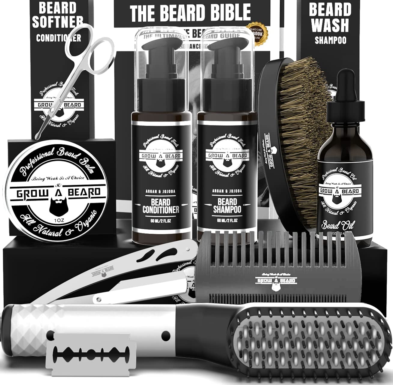 GROW ALPHA BEARD plancha para barba para dar forma suave y brillante