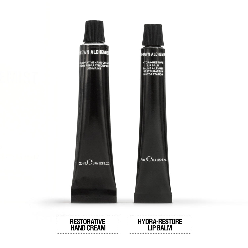 Crema de manos restauradora de Grown Alchemist, hidratación rápida y suavidad