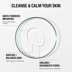 Grown Alchemist Gentle Gel Facial Cleanser, textura gel suave, sensación ligera durante la limpieza.