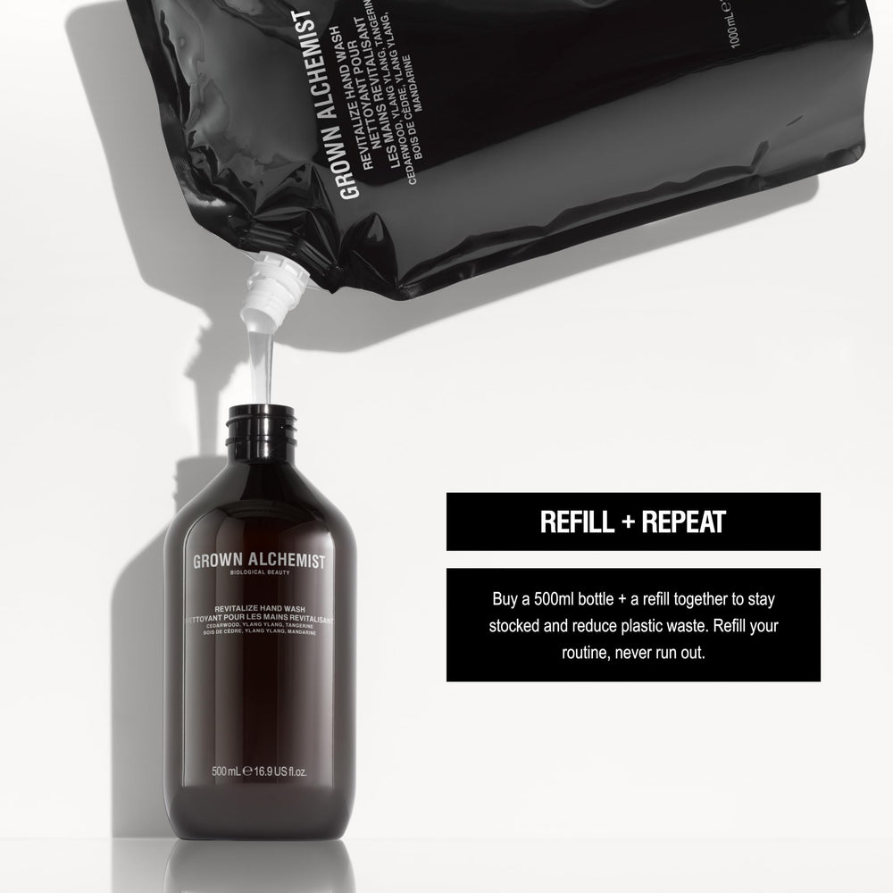 Grown Alchemist Hydration botanicals close up emphasizes aloe vera and skin conditioning