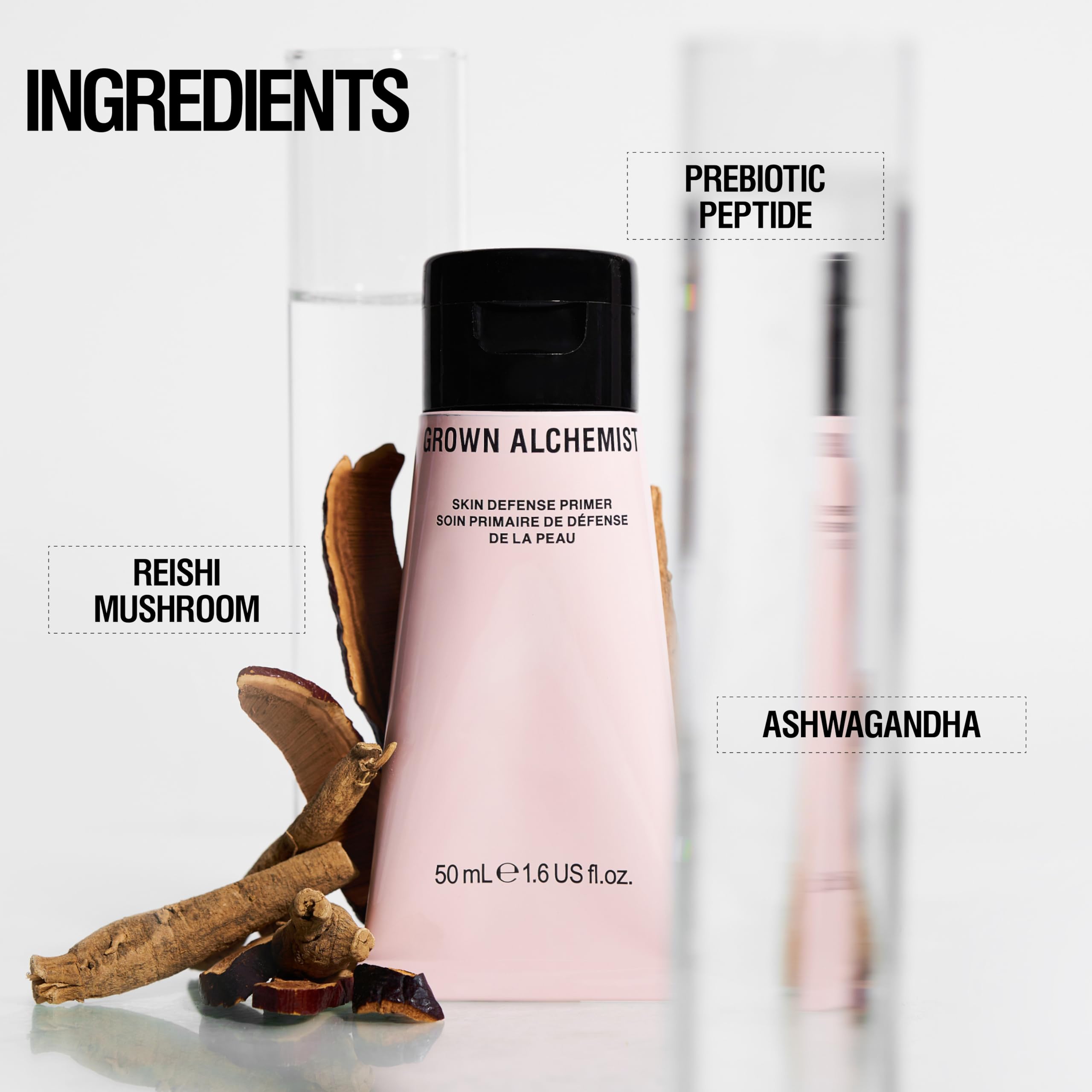Grown Alchemist Skin Defense Primer, hidratante con Reishi para defender la barrera cutánea