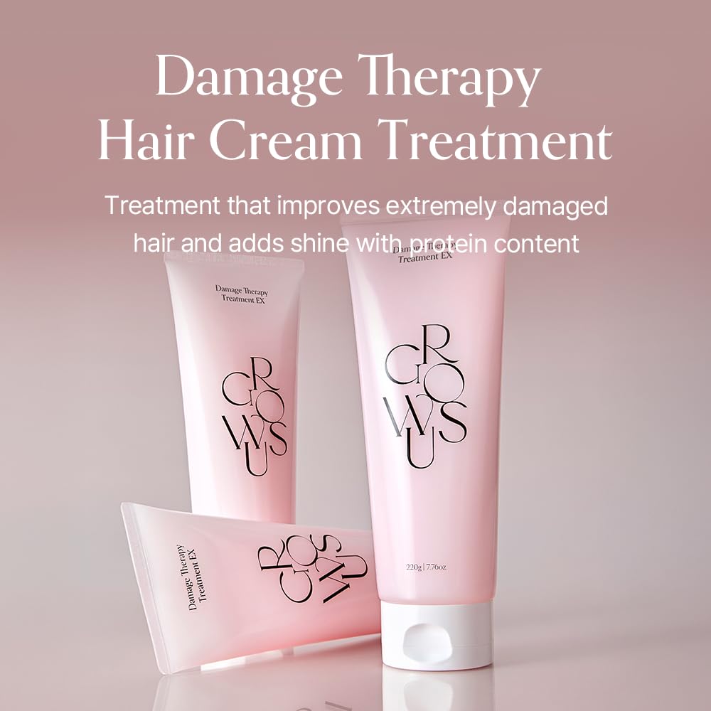 GROWUS Damage Therapy, crema-mascarilla, reparación y suavidad al instante
