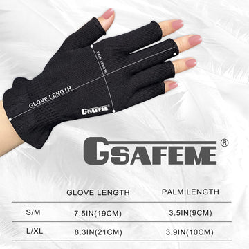 Uso nocturno con guantes GSAFEME para cuidado de manos durante el sueño.