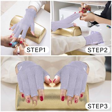 Guantes de algodón GSAFEME ayudan a absorber crema durante la noche.