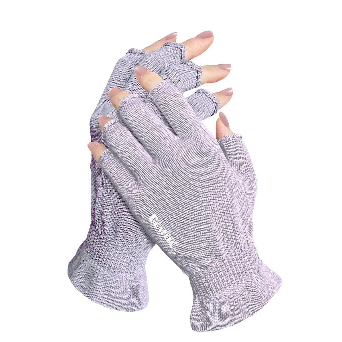 Guantes GSAFEME de algodón con dedos libres para uso diario y pantallas táctiles.