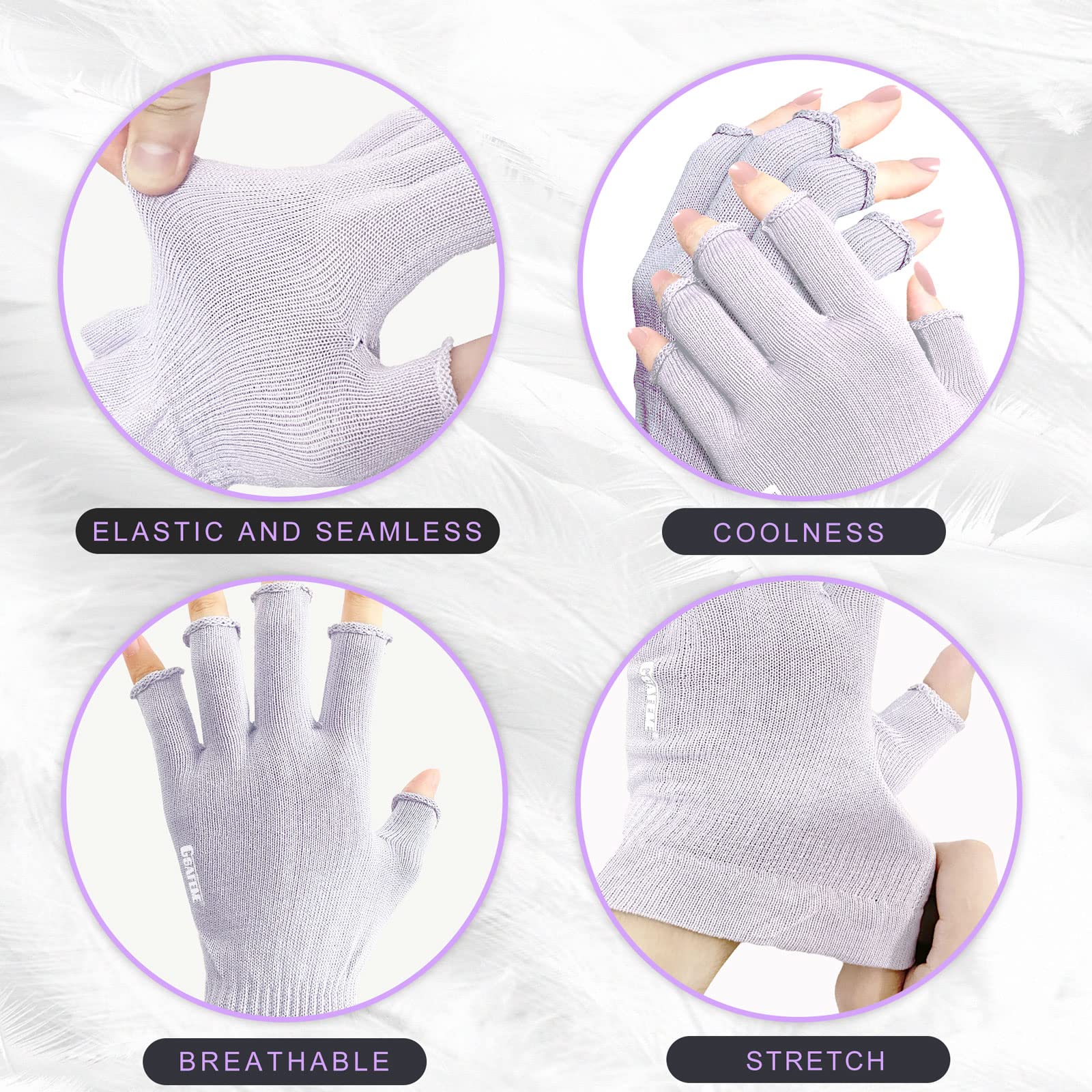 Guantes sin dedos GSAFEME para uso táctil, permiten usar el móvil sin quitarse.