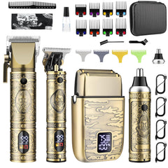 GSKY cortapelos profesional: conjunto completo para barbería y hogar.