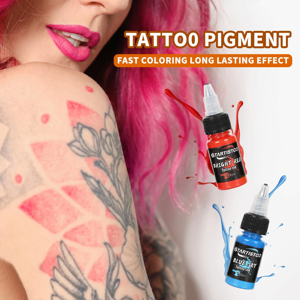 GTARTISTOO paleta de 14 colores facilita combinaciones rápidas y fieles al diseño.