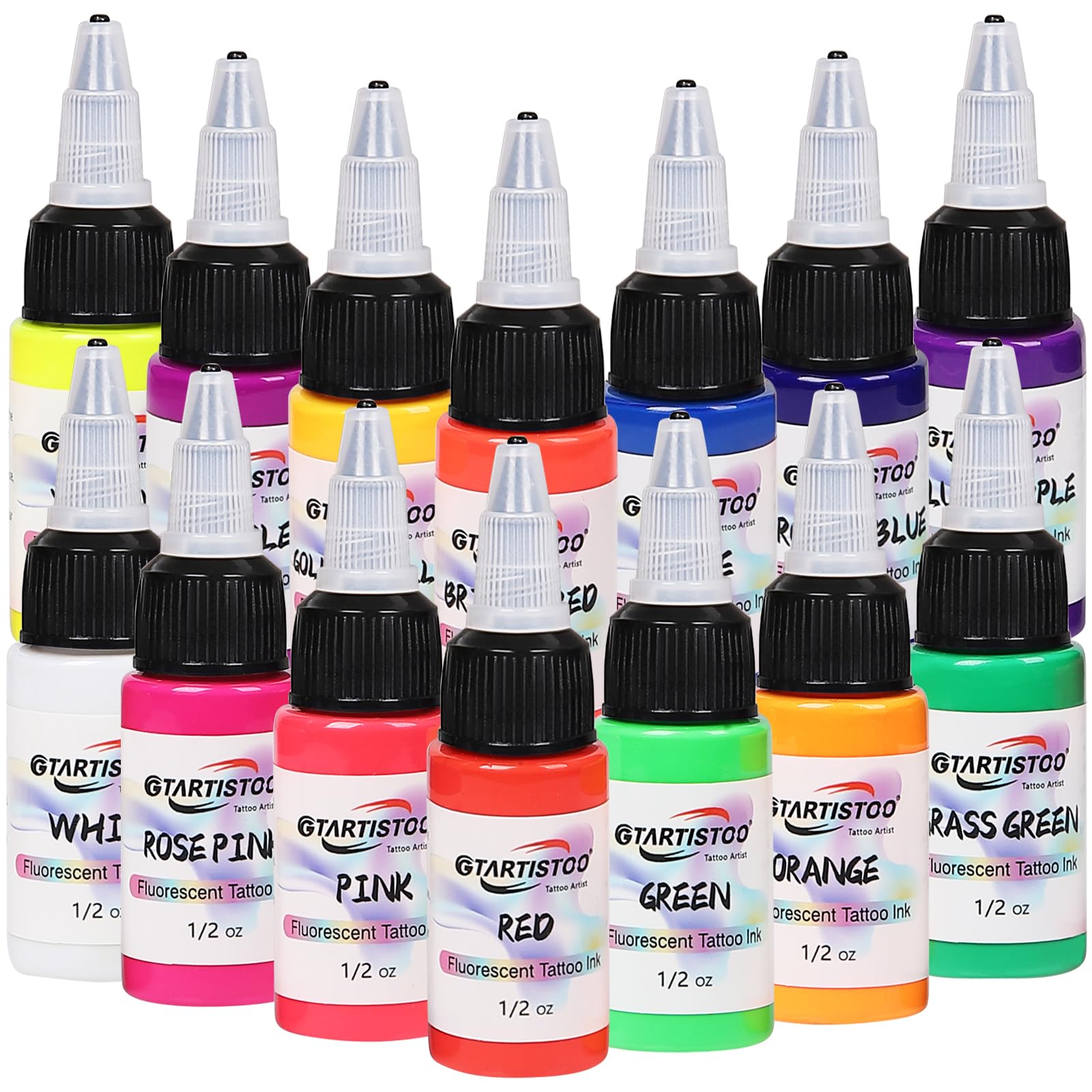 GTARTISTOO varied color ink collection for diverse tattoo palettes