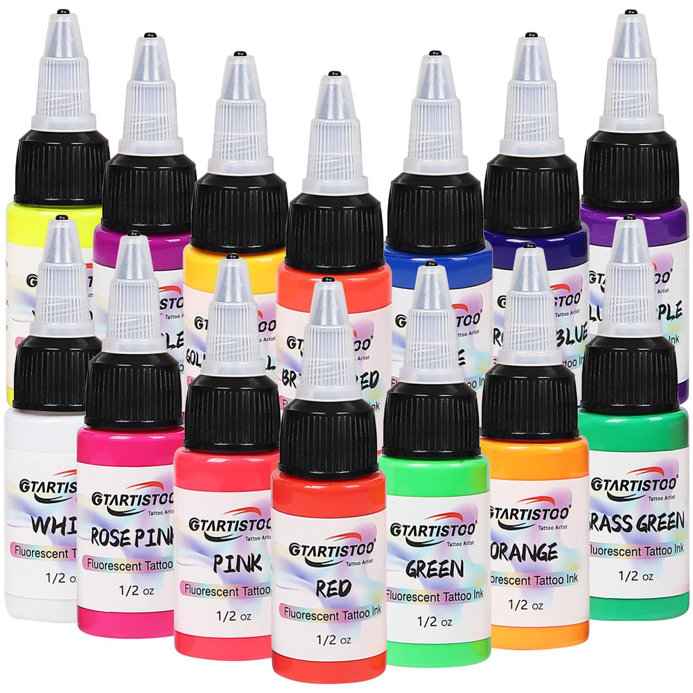 GTARTISTOO varied color ink collection for diverse tattoo palettes